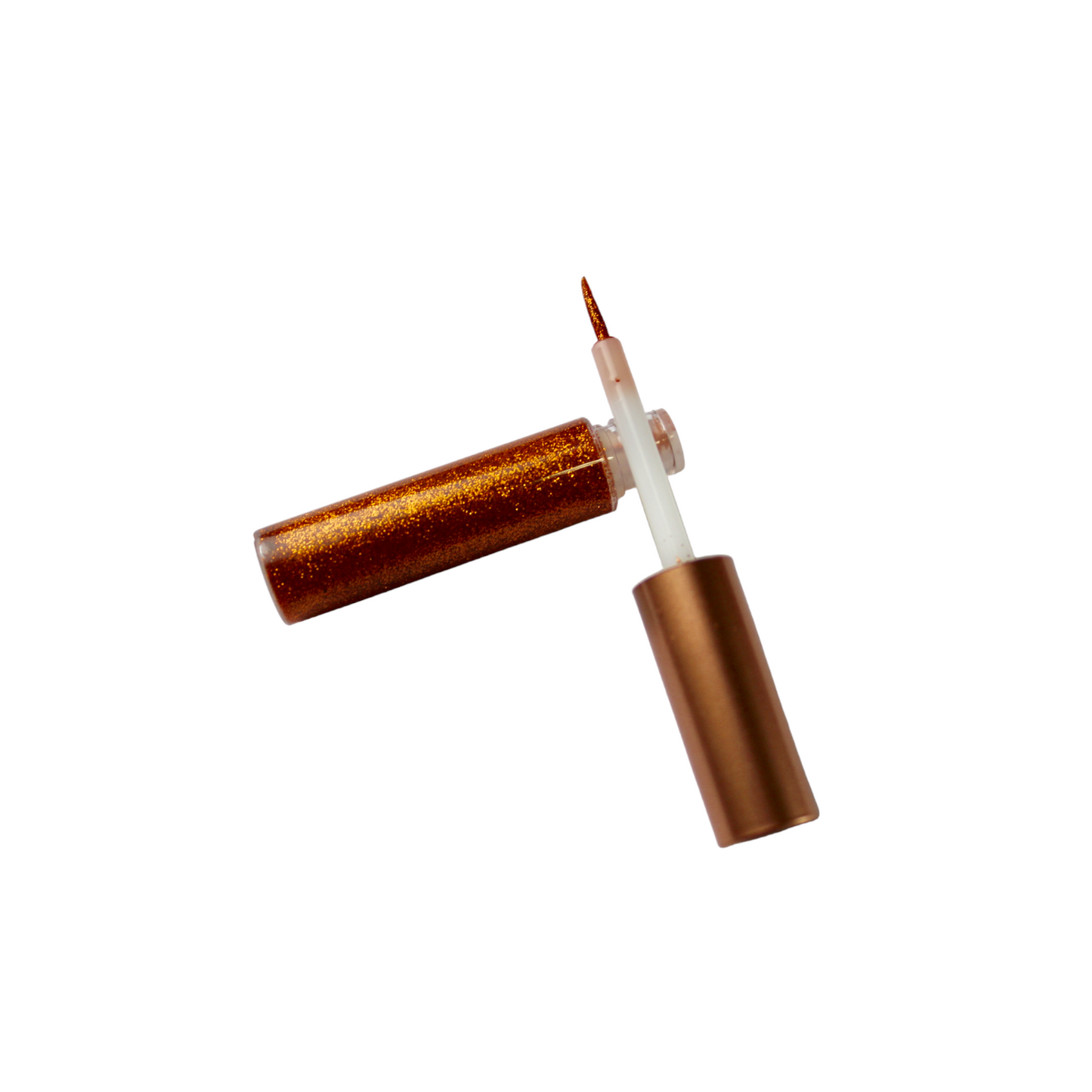 Orange Glitter Eye Liner