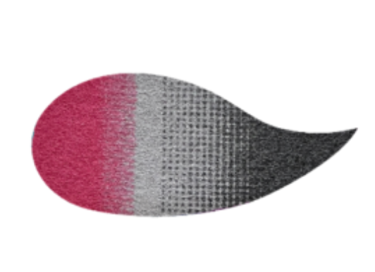 Tricolor Magenta, Grey and Black Eye Pad Kit
