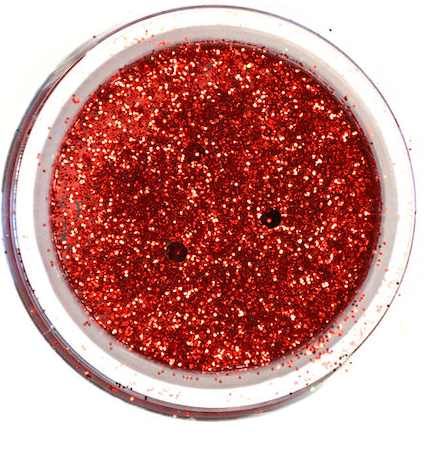 Fire Red Glitter