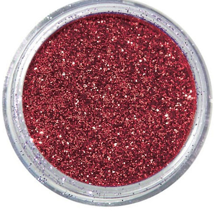 Ruby Red Glitter